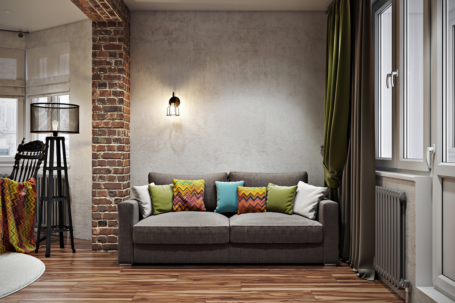 Фотография: Гостиная в стиле Лофт, Минимализм, Современный, Квартира, Проект недели, Московская область, П-44, Панельный дом, Переделкино Ближнее, Cultura-дизайн, 3 комнаты, 60-90 метров – фото на INMYROOM Фотография: Гостиная в стиле Лофт, Минимализм, Современный, Квартира, Проект недели, Московская область, П-44, Панельный дом, Переделкино Ближнее, Cultura-дизайн, 3 комнаты, 60-90 метров – фото на INMYROOM