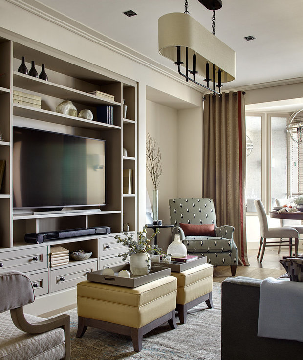 Фотография: Гостиная в стиле Классический, Карта покупок, Анна Павловская – фото на INMYROOM