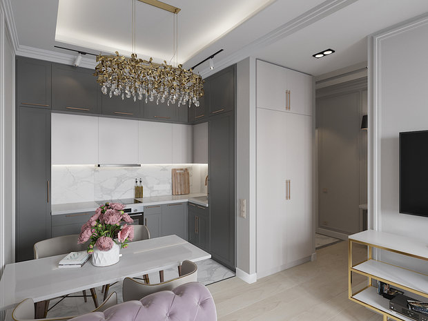 Фото из портфолио Квартира 45 м2. Простые истины – фотографии дизайна интерьеров на INMYROOM