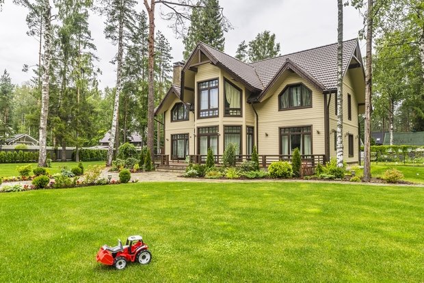 Фото из портфолио Загородный дом под Петербургом – фотографии дизайна интерьеров на INMYROOM