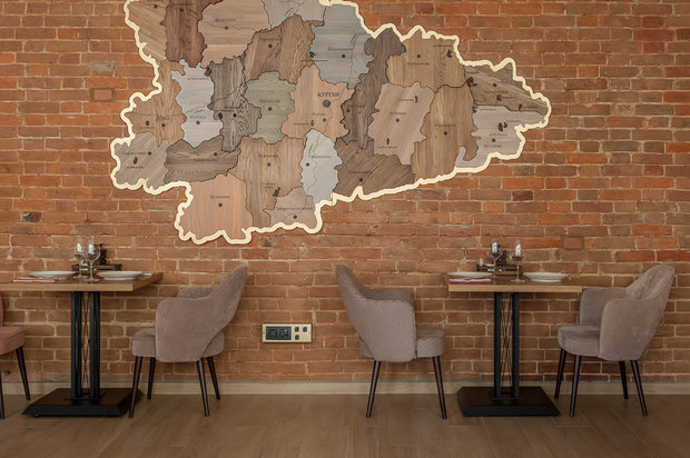 Фото из портфолио Дизайн интерьера ресторана «MEAT & WINE» – фотографии дизайна интерьеров на INMYROOM