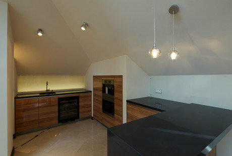 Мансарда в загородном доме - фотографии