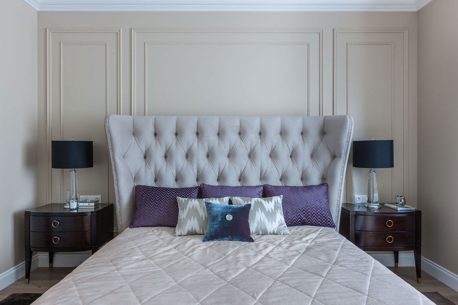 Фотография: Спальня в стиле Классический, Квартира, Проект недели, Москва, Монолитный дом, 4 и больше, Более 90 метров, Анна Максимова, ЖК «Шатер» – фото на INMYROOM Фотография: Спальня в стиле Классический, Квартира, Проект недели, Москва, Монолитный дом, 4 и больше, Более 90 метров, Анна Максимова, ЖК «Шатер» – фото на INMYROOM