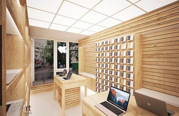 Фото из портфолио Салон техники Apple MacTime – фотографии дизайна интерьеров на INMYROOM