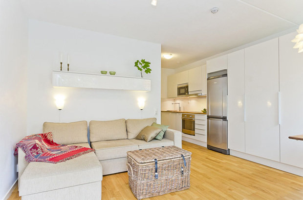 Фотография: Гостиная в стиле Скандинавский, Современный, Интерьер комнат, Декор, Советы – фото на INMYROOM