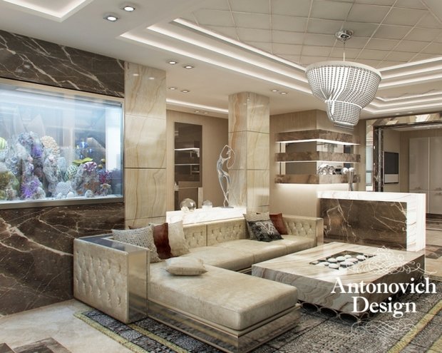 Фото из портфолио Ар деко и современный стиль от Antonovich Design – фотографии дизайна интерьеров на InMyRoom.ru