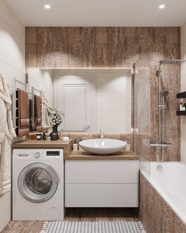 Фото из портфолио Квартира 70 кв.м – фотографии дизайна интерьеров на INMYROOM