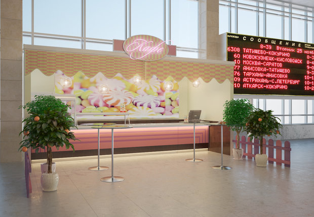 Фото из портфолио кафе на белорусском вокзале – фотографии дизайна интерьеров на INMYROOM