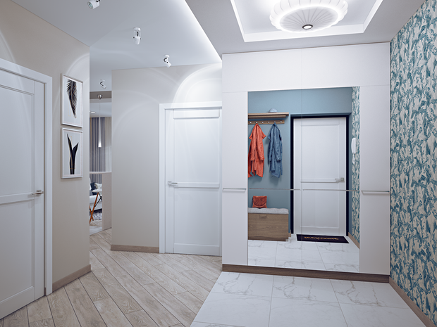 Фото из портфолио 52м2 Palms & Cranes проект – фотографии дизайна интерьеров на INMYROOM
