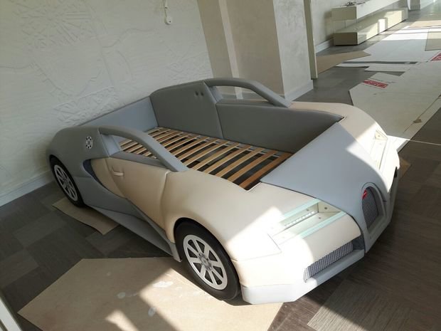 Фото из портфолио Уникальная детская кровать-машина BugaTTi Veyron от R.O.M.-Dekor – фотографии дизайна интерьеров на INMYROOM