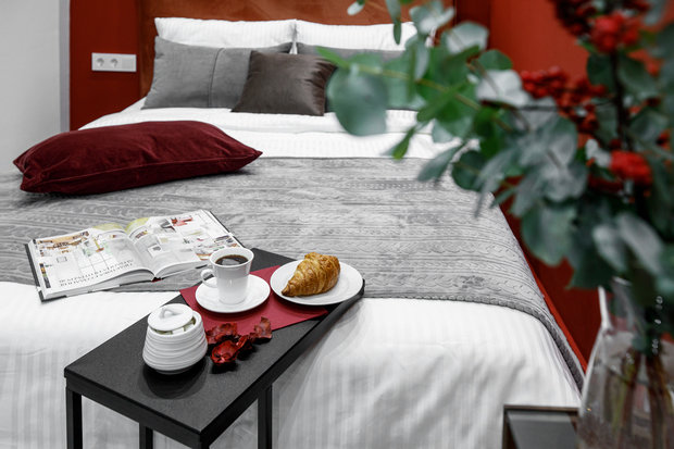 Фотография: Спальня в стиле Современный, Квартира, Студия, Проект недели, Москва, до 40 метров, Александра Паньшина – фото на INMYROOM