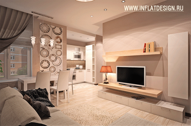 Фото из портфолио Квартира в центре – фотографии дизайна интерьеров на INMYROOM