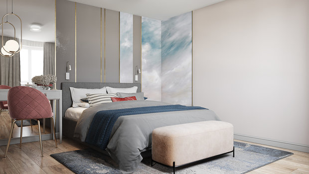 Фото из портфолио Сад Живерни | 4-х комнатная квартира – фотографии дизайна интерьеров на INMYROOM