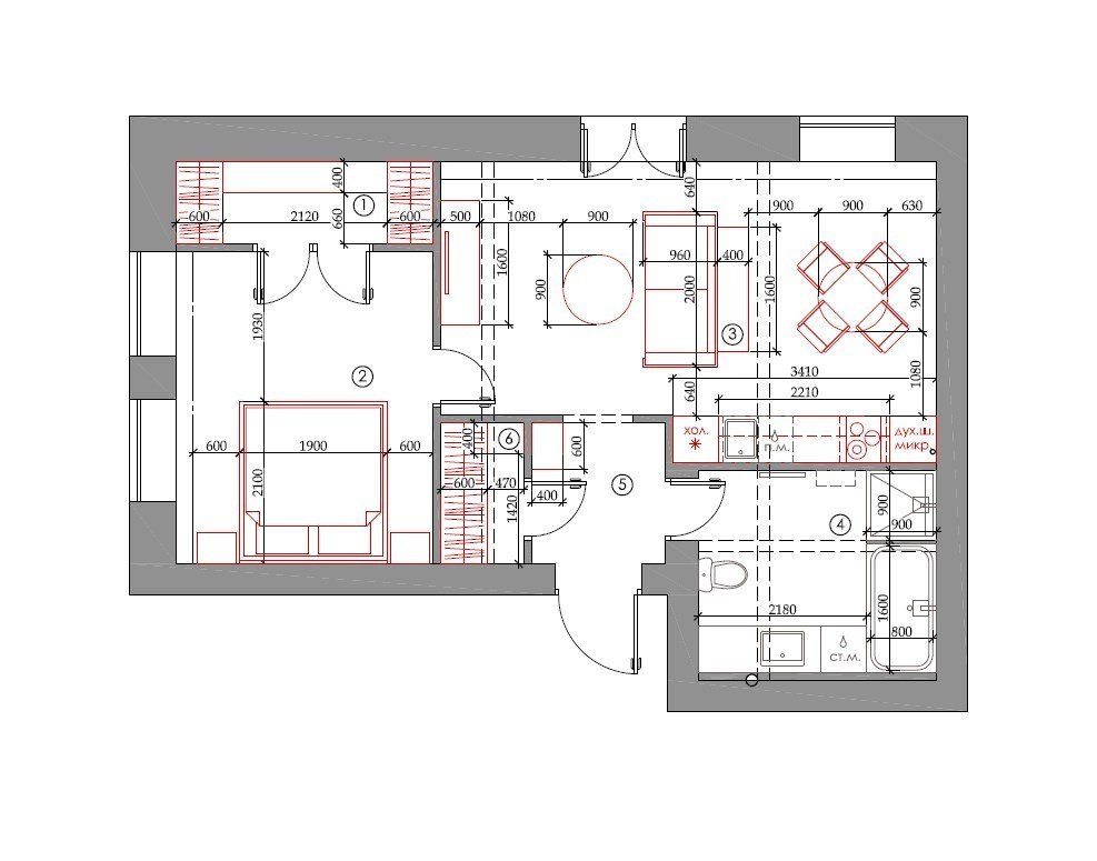 Фотография: Планировки в стиле , Квартира, Проект недели, Москва, Дина Салахова, Сергей Ананьев, Сталинка, 2 комнаты, 40-60 метров, энциклопедия_интерьер – фото на INMYROOM Фотография: Планировки в стиле , Квартира, Проект недели, Москва, Дина Салахова, Сергей Ананьев, Сталинка, 2 комнаты, 40-60 метров, энциклопедия_интерьер – фото на INMYROOM