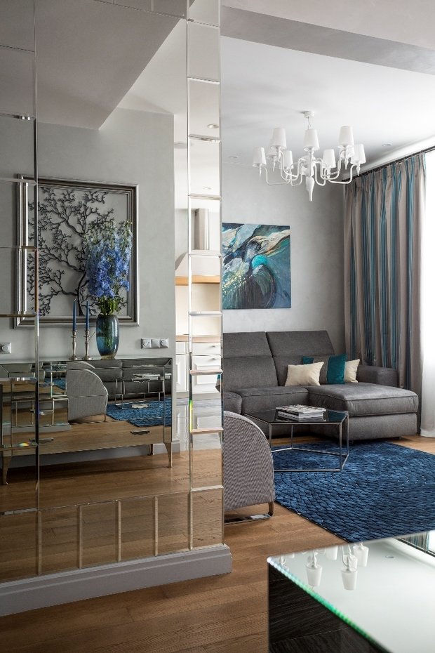 Фото из портфолио Синяя квартира – фотографии дизайна интерьеров на INMYROOM
