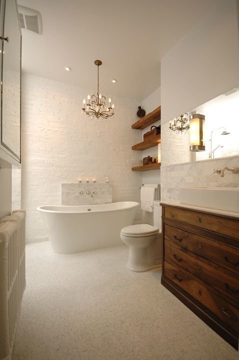 Фотография: Ванная в стиле Прованс и Кантри, Эко, Классический, Лофт, Эклектика, Декор, Минимализм, Ремонт на практике – фото на INMYROOM