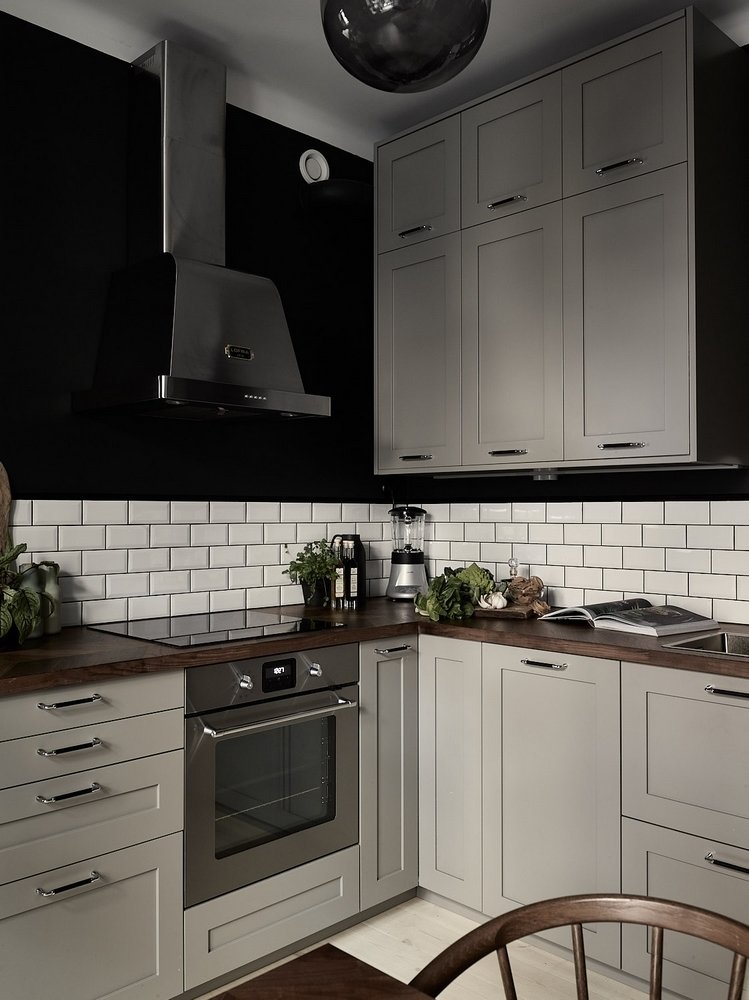 Фотография: Кухня и столовая в стиле Скандинавский, Декор интерьера, Квартира, Швеция, 2 комнаты, 40-60 метров – фото на INMYROOM