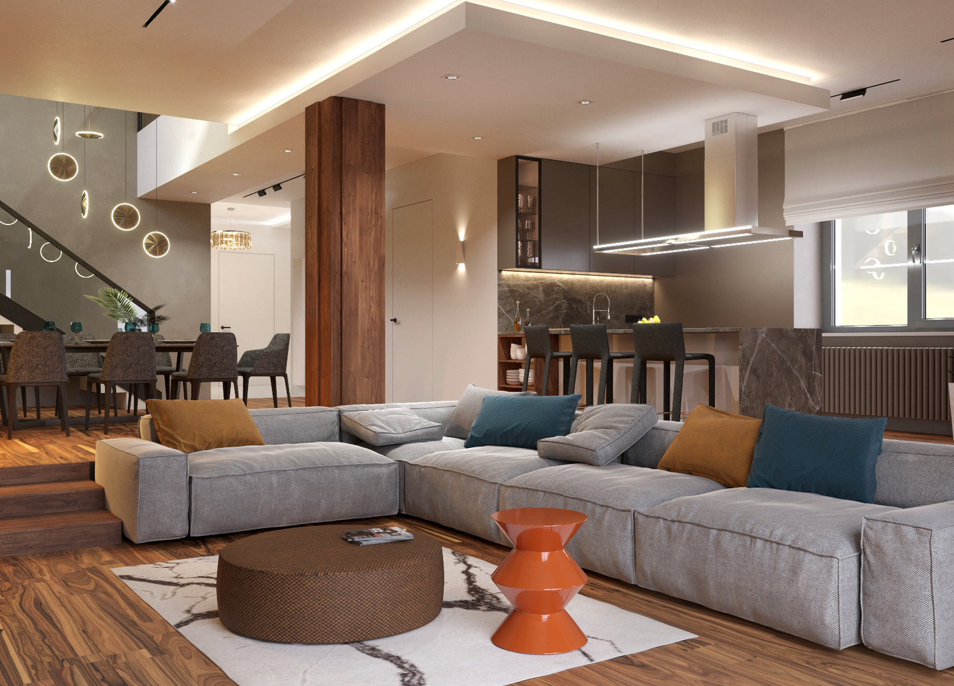 Фото из портфолио Коттедж в Братске – фотографии дизайна интерьеров на INMYROOM Фото из портфолио Коттедж в Братске – фотографии дизайна интерьеров на INMYROOM