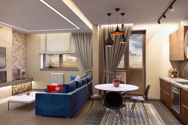 Фото из портфолио в стиле Гранж – фотографии дизайна интерьеров на INMYROOM