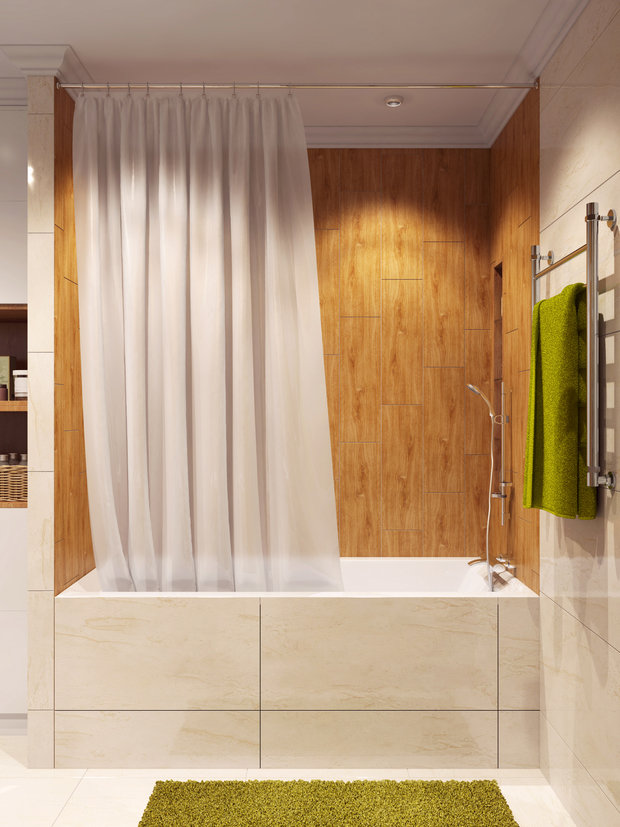 Фото из портфолио г. Сургут ЖК "За ручьём" ул., Университетская 19, 72 кв.м – фотографии дизайна интерьеров на INMYROOM