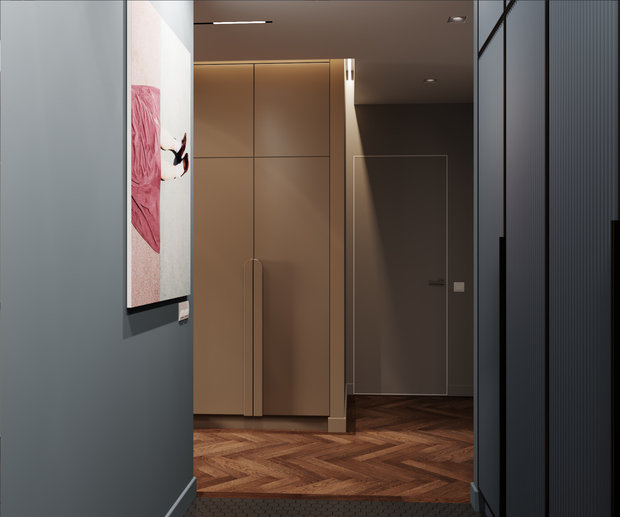 Фото из портфолио Трехкомнатная в ЖК Богемия – фотографии дизайна интерьеров на INMYROOM