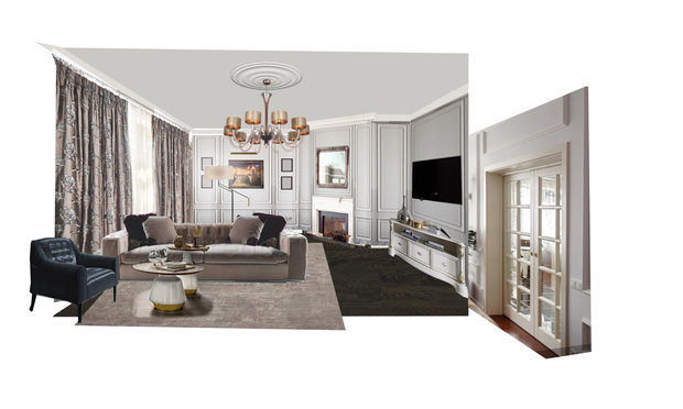 Фото из портфолио Наши эскизы – фотографии дизайна интерьеров на INMYROOM