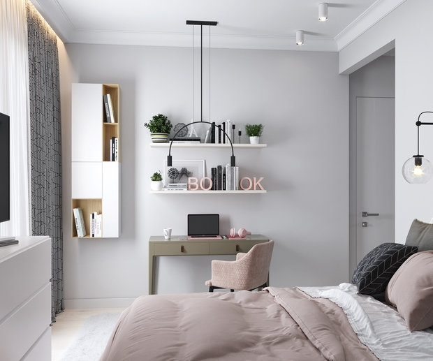 Фото из портфолио Квартира для студентов. – фотографии дизайна интерьеров на INMYROOM