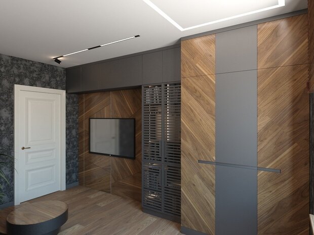 Фото из портфолио Кабинет г. Губкинский – фотографии дизайна интерьеров на INMYROOM