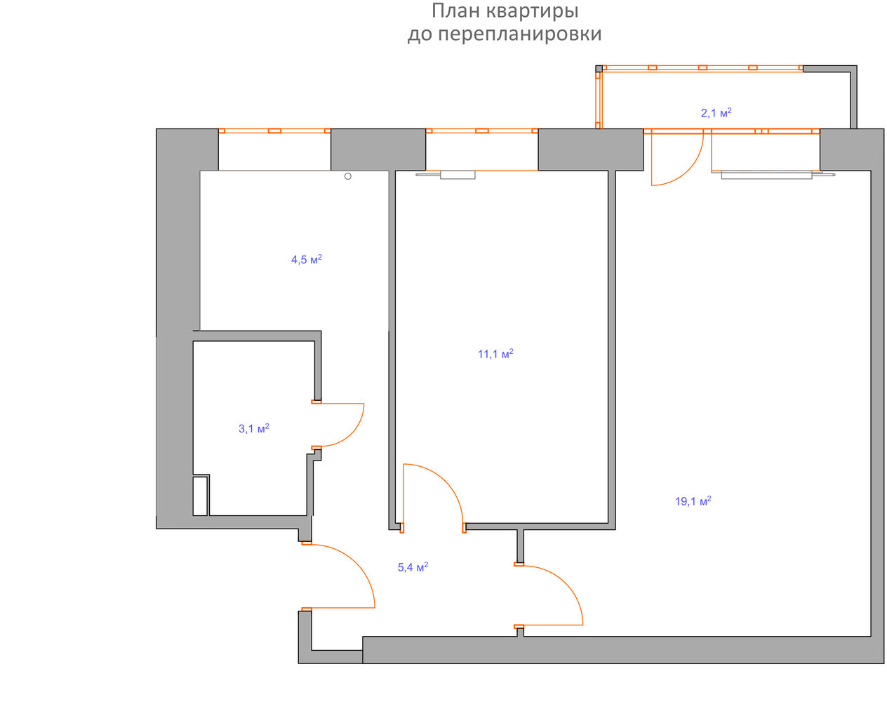 Фотография: Планировки в стиле , Квартира, Перепланировка, Москва, 2 комнаты, 40-60 метров, II-29, Галина Березкина – фото на INMYROOM Фотография: Планировки в стиле , Квартира, Перепланировка, Москва, 2 комнаты, 40-60 метров, II-29, Галина Березкина – фото на INMYROOM