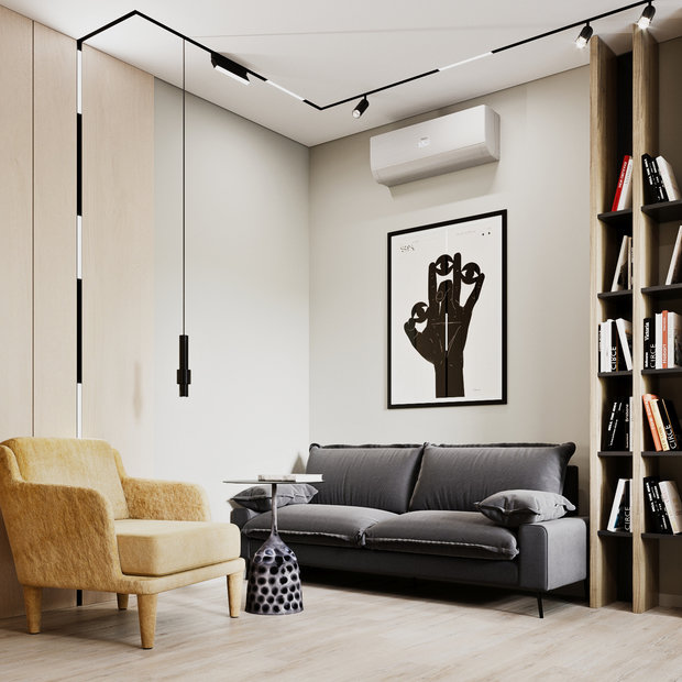 Фото из портфолио ЖК «На Фруктовой», Ижевск, 85 м2 – фотографии дизайна интерьеров на INMYROOM