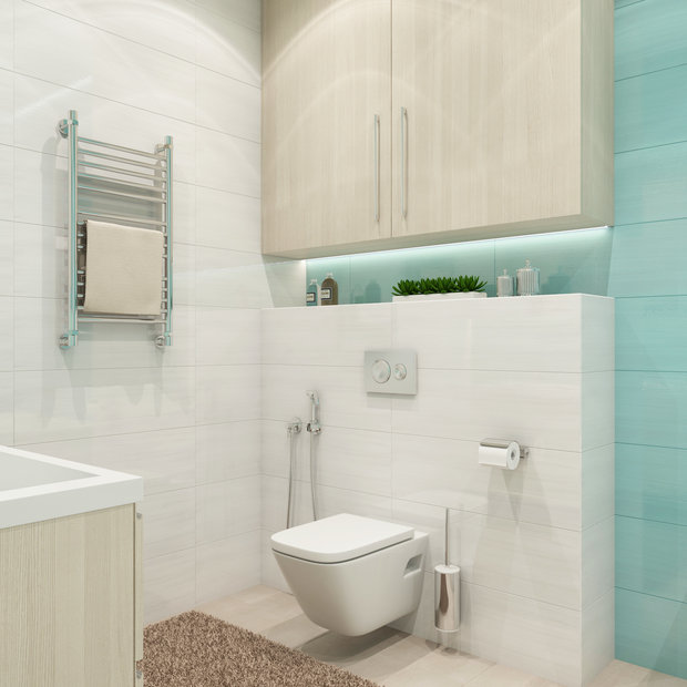 Фото из портфолио Ванная ЖК Бавария – фотографии дизайна интерьеров на INMYROOM