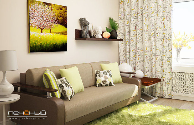 Фото из портфолио Комната-весна – фотографии дизайна интерьеров на INMYROOM