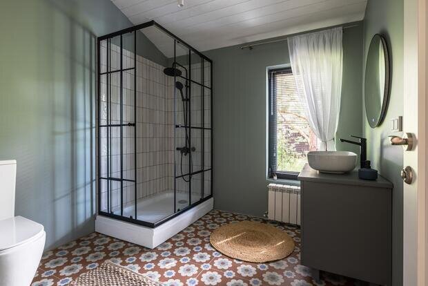 Фотография: Ванная в стиле Современный, Дом, Проект дня, Дом и дача, Московская область, 4 и больше, Более 90 метров – фото на INMYROOM