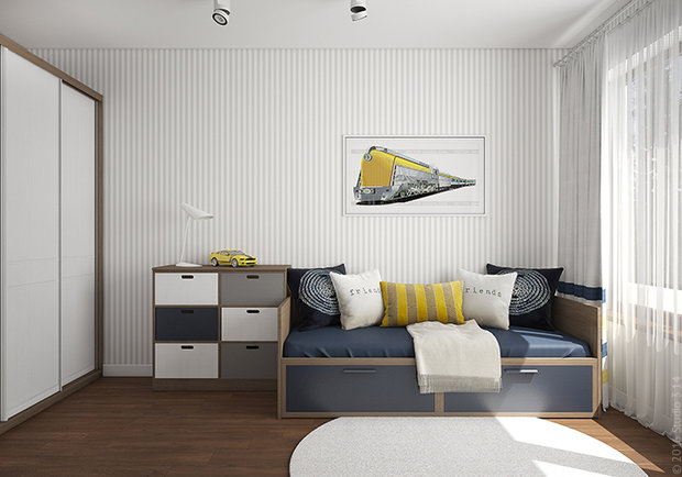 Фото из портфолио Подмосковная соната – фотографии дизайна интерьеров на INMYROOM