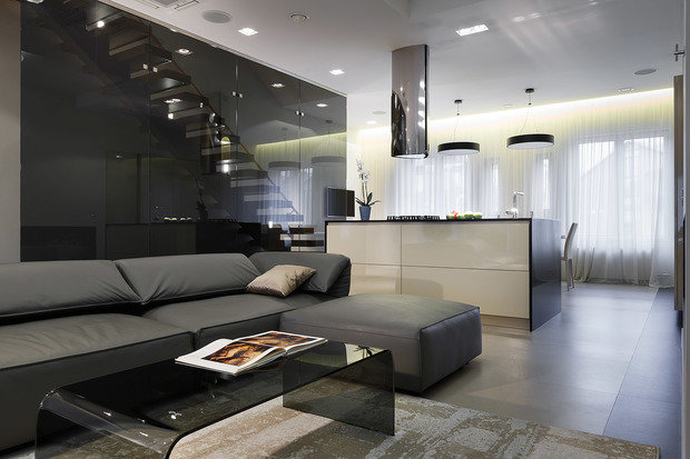 Фото из портфолио Дизайн 3-х этажной квартиры в Санкт-Петербурге – фотографии дизайна интерьеров на INMYROOM