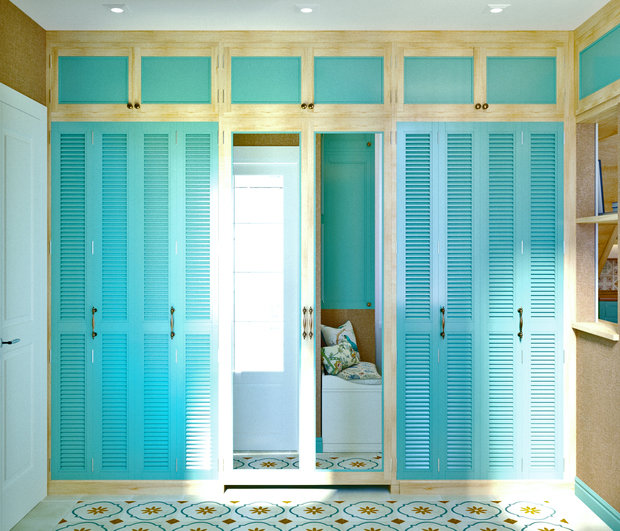 Фотография: Прихожая в стиле Прованс и Кантри, Дом, Проект недели, Дом и дача, Новосибирск, Таунхаус, Кирпичный дом, 4 и больше, 60-90 метров, Полина Степанова – фото на INMYROOM