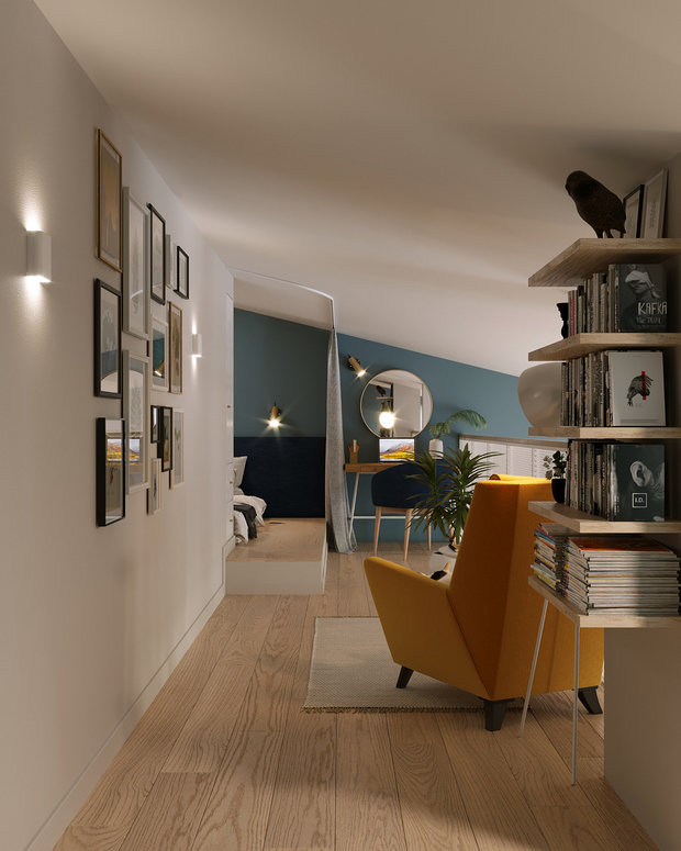 Фото из портфолио 2-х уровневая квартира_СПБ – фотографии дизайна интерьеров на INMYROOM