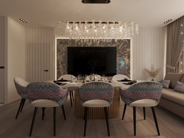 Фото из портфолио Кузня-столовая 40кв.м. – фотографии дизайна интерьеров на INMYROOM