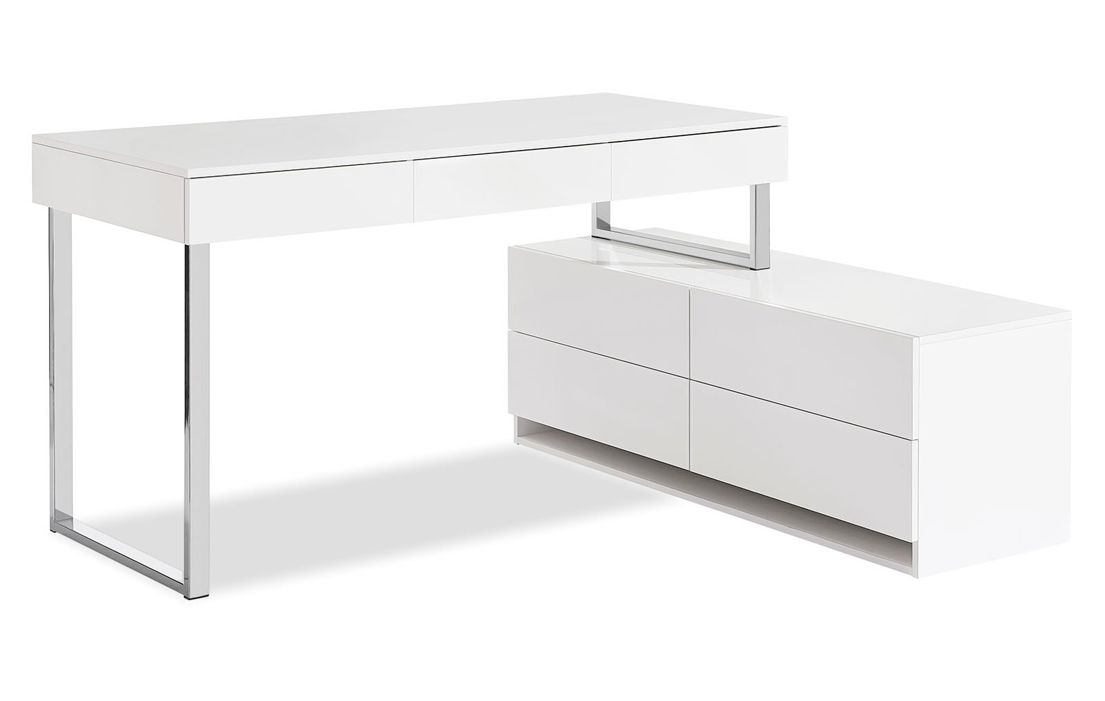 Стол письменный Dresden белого цвета