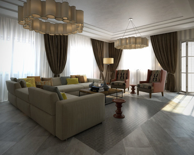 Фото из портфолио Частный дом в пос. Атолино (230 м2) для молодой семьи – фотографии дизайна интерьеров на INMYROOM