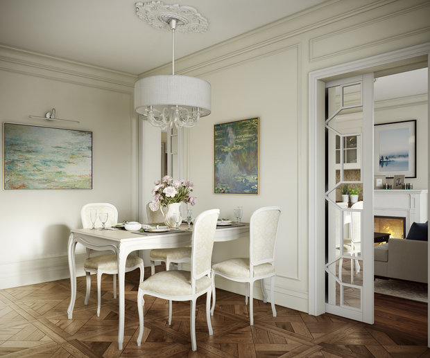 Фото из портфолио Неоклассический интерьер на ул. Осипенко – фотографии дизайна интерьеров на INMYROOM