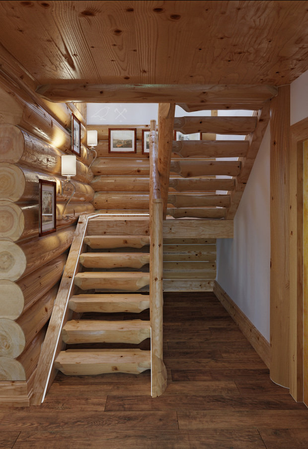 Фотография: Прихожая в стиле Прованс и Кантри, Проект недели, Дача, Подмосковье, Юлия Соловьева, Более 90 метров – фото на INMYROOM