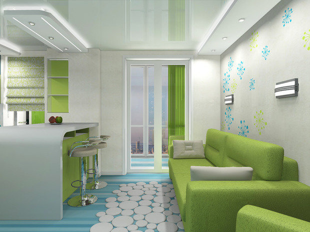 Фото из портфолио Необычный модерн в интерьере – фотографии дизайна интерьеров на INMYROOM