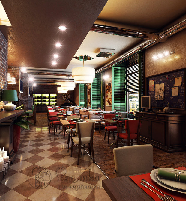 Фото из портфолио сеть кафе Si Coffee – фотографии дизайна интерьеров на InMyRoom.ru