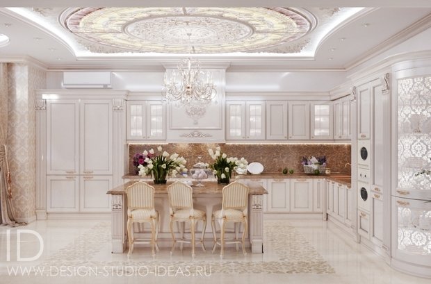 Фото из портфолио ДОМ В КЛАССИЧЕСКОМ СТИЛЕ В БЕЛОГОРСКЕ, 326 М² – фотографии дизайна интерьеров на INMYROOM