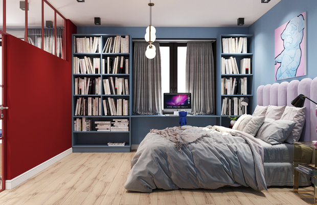 Фото из портфолио Яркая квартира в Москве – фотографии дизайна интерьеров на INMYROOM