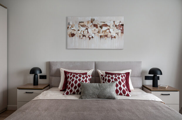 Фотография: Спальня в стиле Современный, Квартира, Проект дня, Новая Москва, Панельный дом, И-155, 1 комната, 40-60 метров, Елена Ранделова – фото на INMYROOM