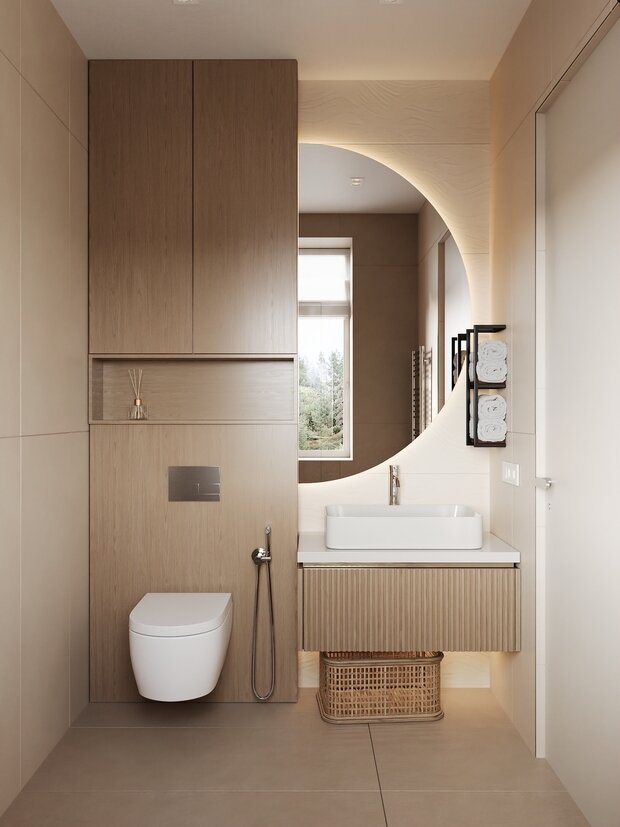 Фото из портфолио Дом Аквамарин – фотографии дизайна интерьеров на INMYROOM