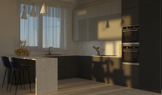 Фото из портфолио Кухня-столовая – фотографии дизайна интерьеров на INMYROOM