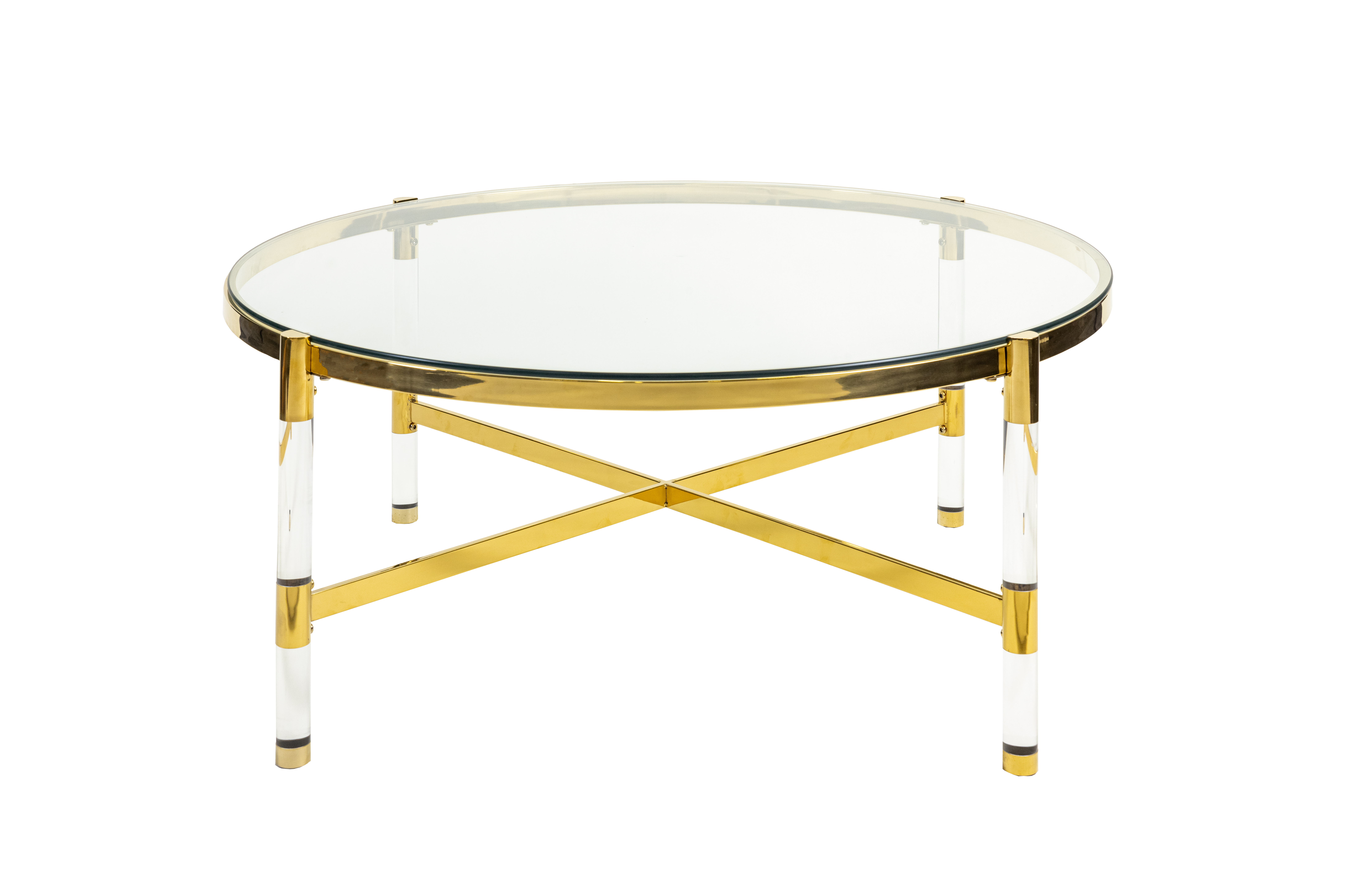 Журнальный стол Art с прозрачной столешницей